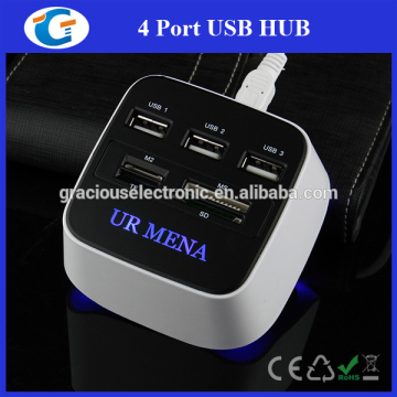 multi functional usb combo hub with card readers