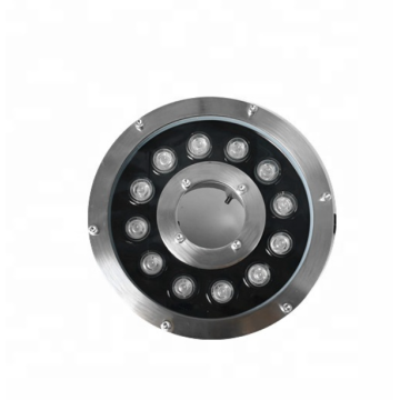 Fuente de luz LED subacuática con control de 12W RGB DMX512