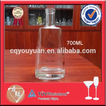 Super flint Spirit bottle customized glass bottle 700ml