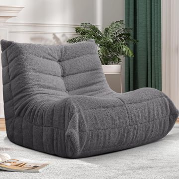 Ergonomic Wood Desk Chair Plush Quilted Compressible Sofa Chair Supplier