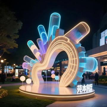 Ticari Sanat Enstalasyonu Yaratıcı Dekoratif Sanat Eserleri