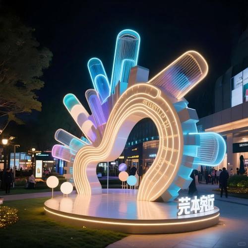 Ticari Sanat Enstalasyonu Yaratıcı Dekoratif Sanat Eserleri