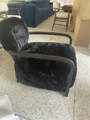 Cabana yeti lounge chair sheepskin upholstery