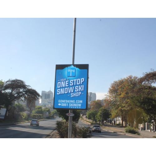 Full Colour IP65 Smart Pole Billboard LED Display