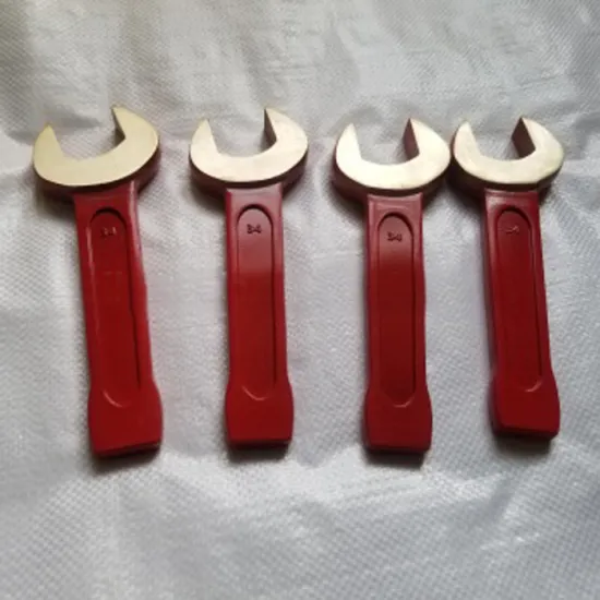 wrench striking open 34mm red spray treatment