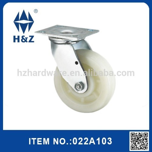 White PP heavy duty wheels