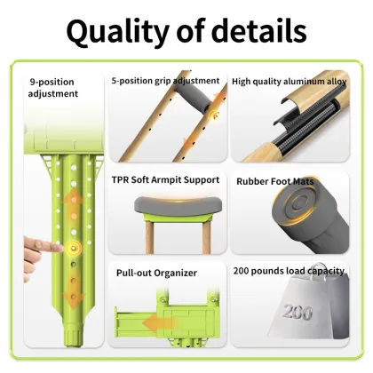 Armpit Support Walking Aid Crutches