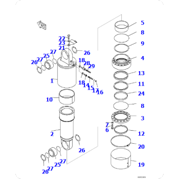 HD785-7 Suspension Assembly 561-03-81634