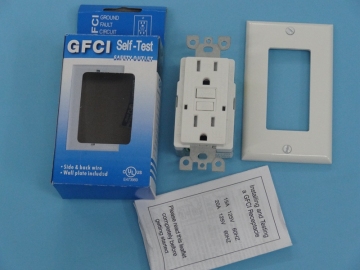 OEM factory outlet 15A 125V 60HZ GFCI self-test receptacle American electric outlet