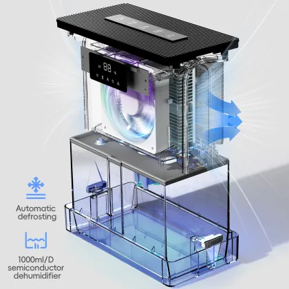 Smart Household Room Air Dehumidifier Absorber Mini 3000ml Watertank Peltier Home Air Dehumidifier