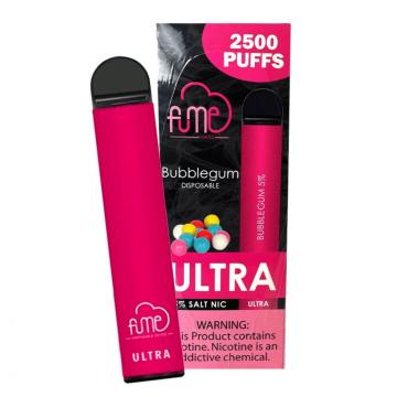 Hochwertige Fume Ultra 2500 Puffs Einweg -Vapes