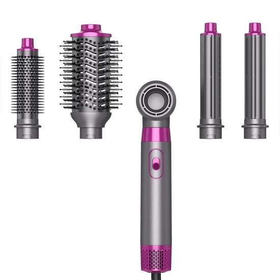 5-in-1 Hair Dryer Brush: Curl, Volumize, Smooth & Dry