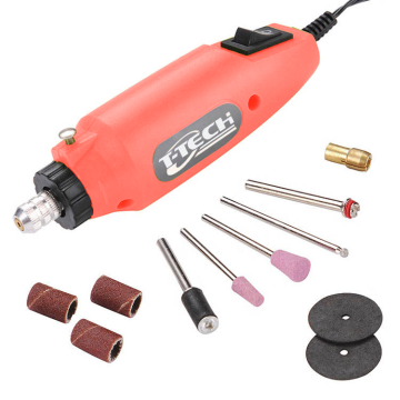 Professional T-Tech Rotary Tools: Electric Drill, Mini Grinder, Cutting, Polishing, and Drilling Kit with Dremel Accessory Compatibility