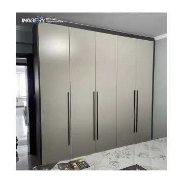 Minimalist Aluminum Wardrobe and Casement Door Cabinets