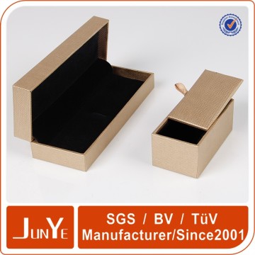 mdf wood body leather jewelry necklace gift box with hinged