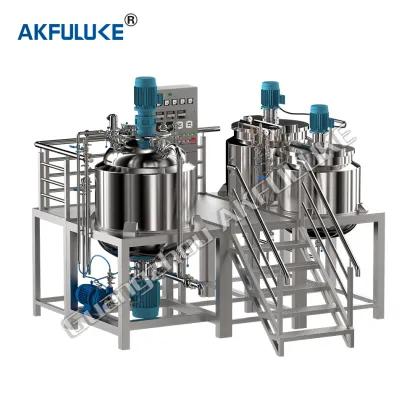 1000L Fixed Vacuum Emulsifier Machine: Turbo Emulsifier & Homogenizer
