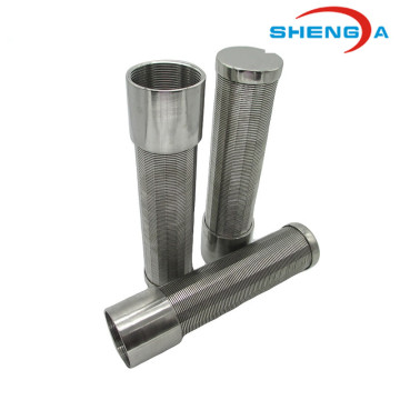 SS Johnson Wedge Screen Pipe สำหรับ Sugar Syrup