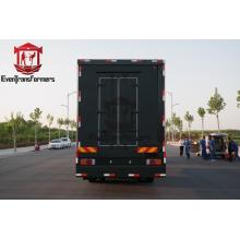 Mobile Retractable Platform 10m length Mobile Staging Trailer Manufactory