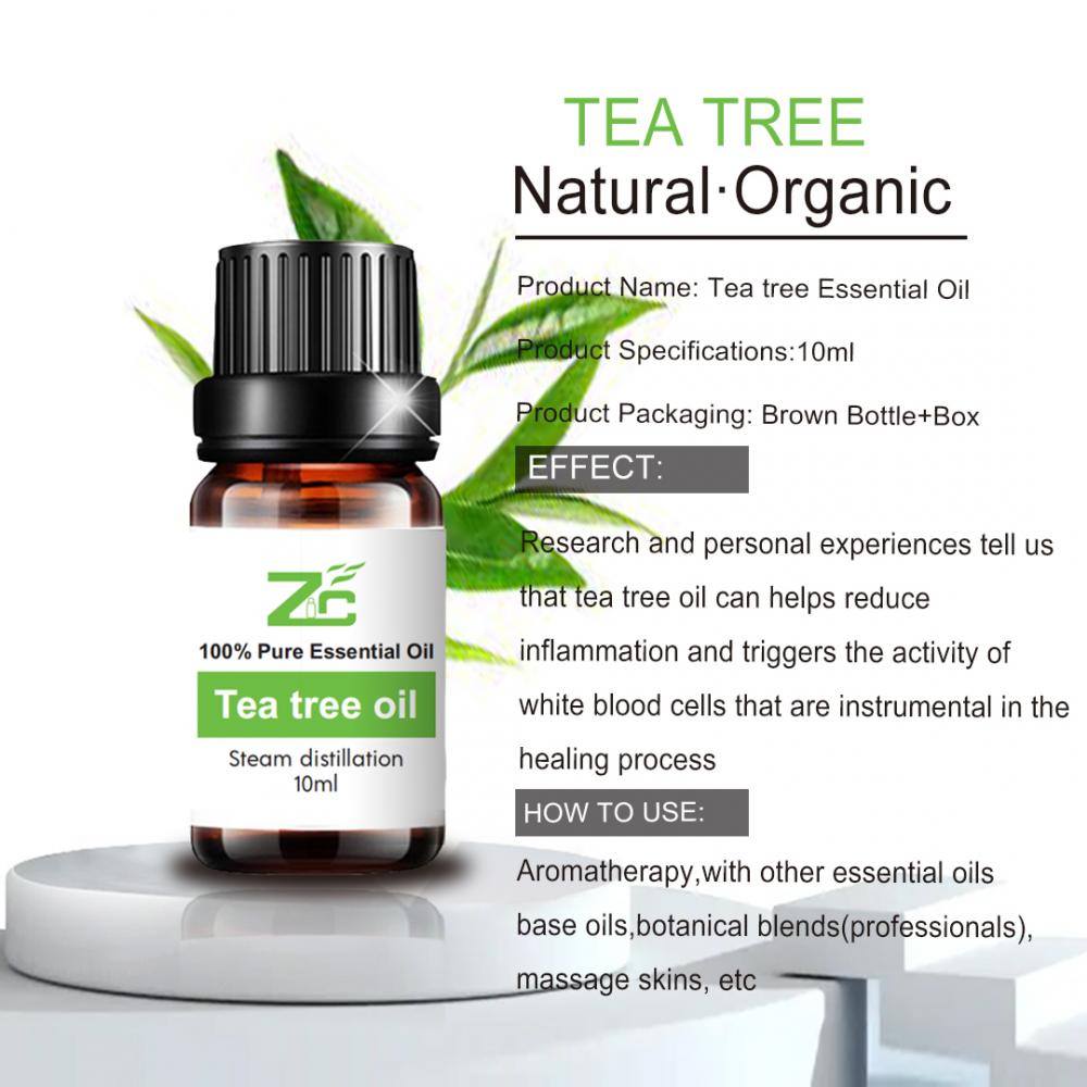 Aceite esencial del árbol de té para mejorar el cabello
