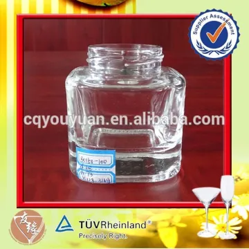 3 oz lead free glass cosmetic bottles and jars