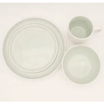 Wholesale Custom Color Glaze Plates Porcelain Dinnerware Set