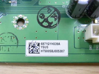 Toshiba 75003042 Lcd Tv Power Pc Board , Ysus (6871qyh039) 100% Tested