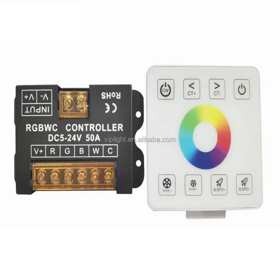 5-24V 5CH 50A RGBWC Touch Panel LED Dimming Controller for Strip Lights