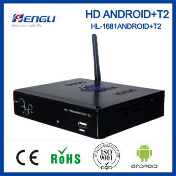 china manufacture OEM high quality HD h 265 set top box,dvb t2 set top box