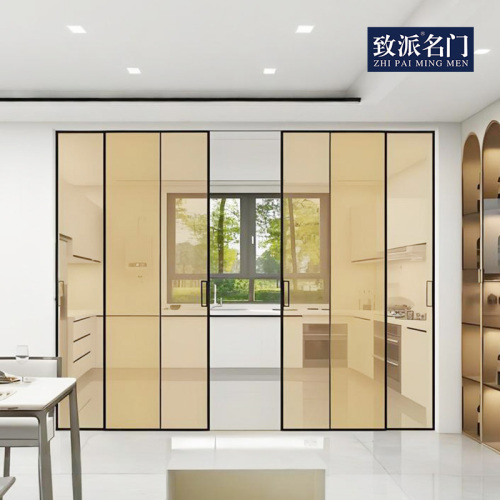 Sliding glass doors for household use