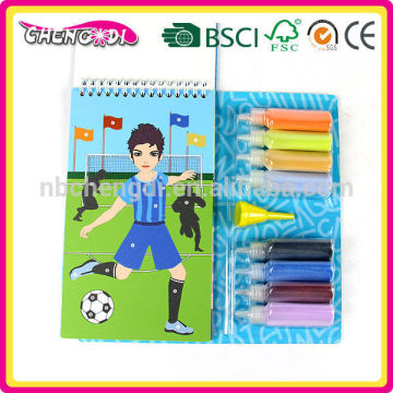 super style 2016 new design kids diy sand painting book