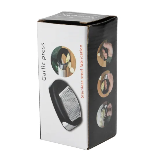 Smartpan Kitchen Gadget Set: Round Shape Stainless Steel Garlic Press Collection