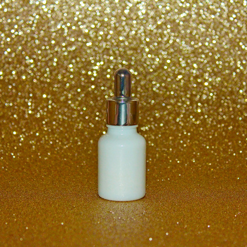 opal glass serum bottle with dropper