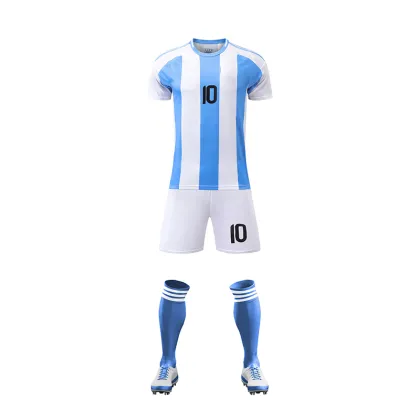 Private Label Customization Retro Soccer Jerseys MESSI T-shirt