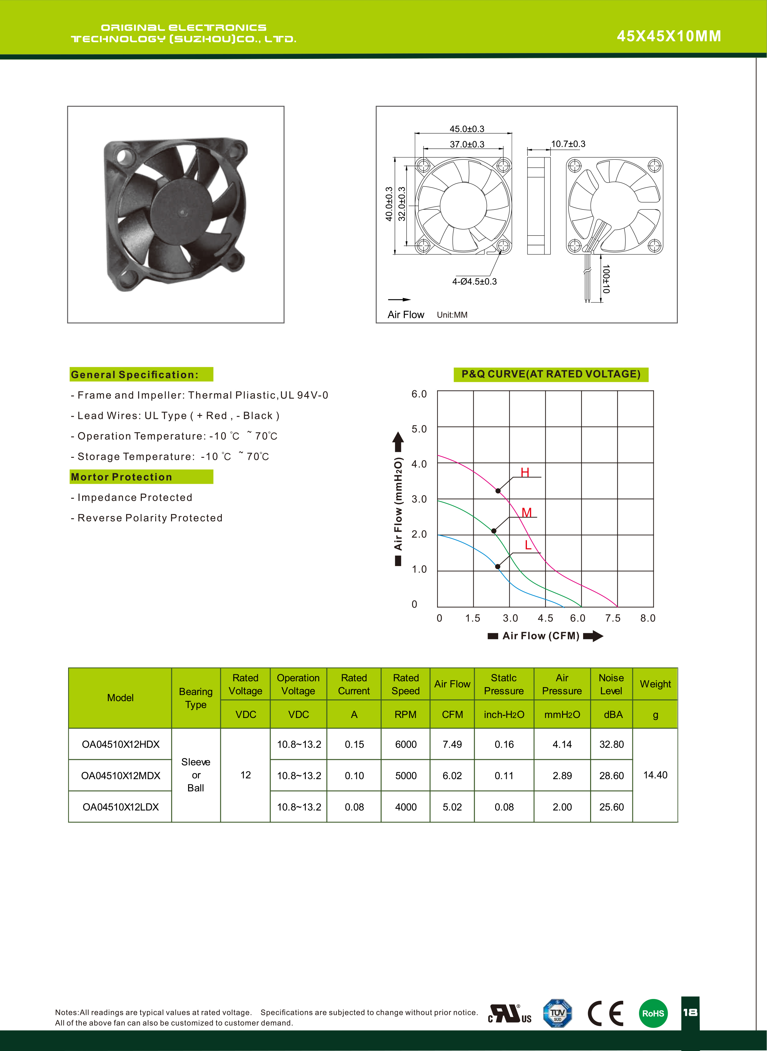 45X45X10MM 45X45X10MM