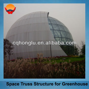 High Quality Light Steel Space Greenhouse Design
