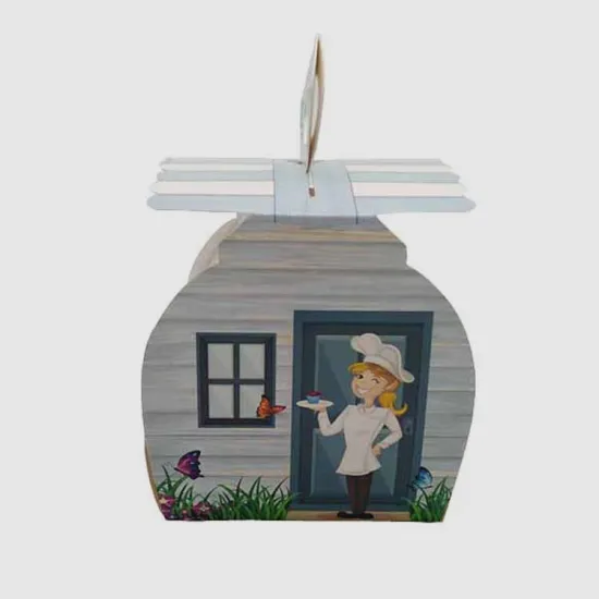 Custom White Card Paper Packaging Box For Food