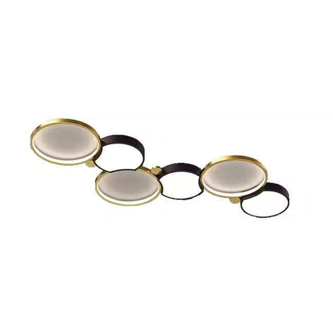 Round Shape Fixture Remote Led Intelligent Ceiling Lamp
