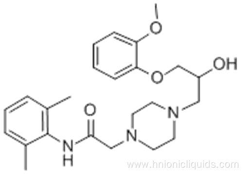 1-Piperazineacetamide, N-(2,6-dimethylphenyl)-4-[2-hydroxy-3-(2-methoxyphenoxy)propyl]- CAS 95635-55-5