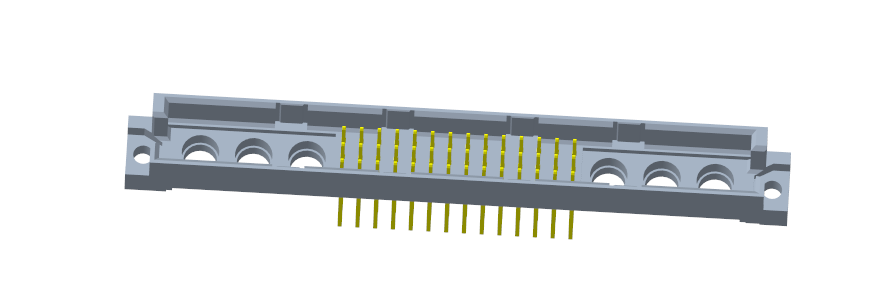 DIN 41612 M TYPE- Male 42+6P 180