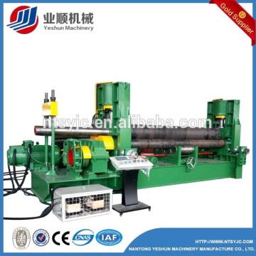 PLC control hydraulic plate 3-rolls bending machine W11S-25x3000