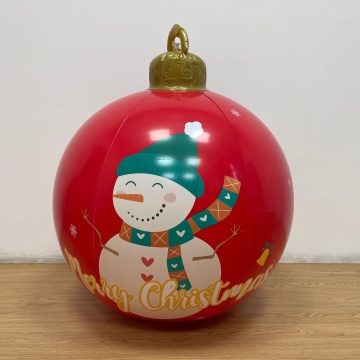 16-farbige LED LED Light Weihnachten aufblasbare Ornament Ball Fernsteuerungsdekoration