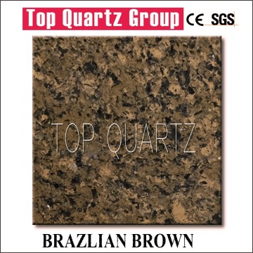 Hot Sales Brazlian Brown Quartz Stone ,Quartz Stone Bar Counter,Vanity top