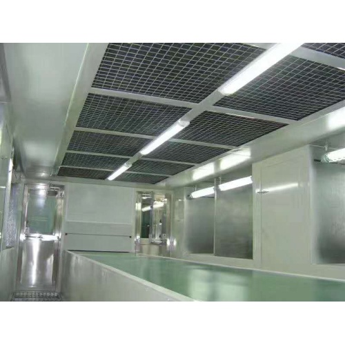semi automatic spray paint booth