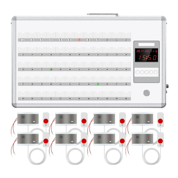 Wired Calling System for Hospital Clinic Nursing Home: 40 Slots Pager and Call Bell Buttons