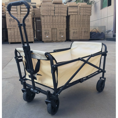 Lightweight folding simple trolley