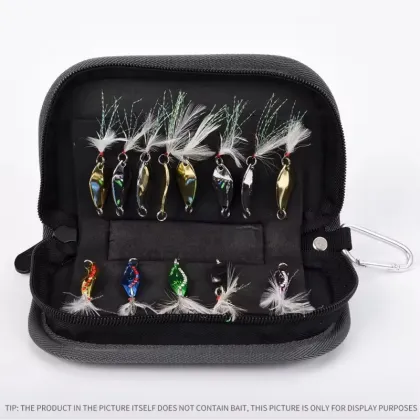 LETOYO Portable Fishing Lure Bag Accessory Spinner Tackle Bag