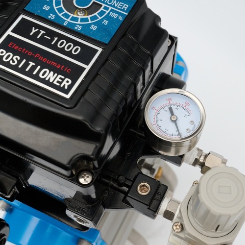 Pneumatic V-shaped flange regulating ball valve AQ647H-16P