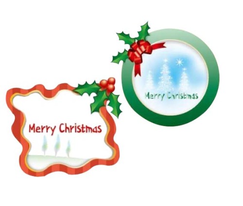 Colorful Christmas Paper Gift Card