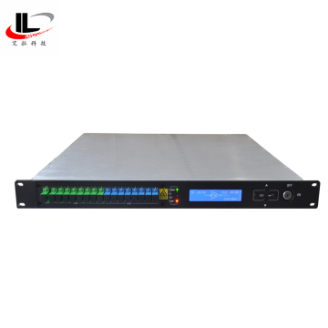 1U CATV FTTH 1550nm 8 Ports 19dBm WDM Optical Amplifier PON EDFA