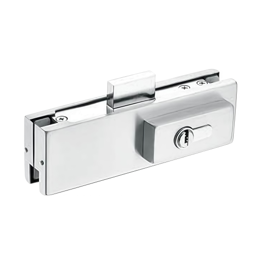 Ніжні накладны замак з нержавеючай сталі для шкляных дзвярэй